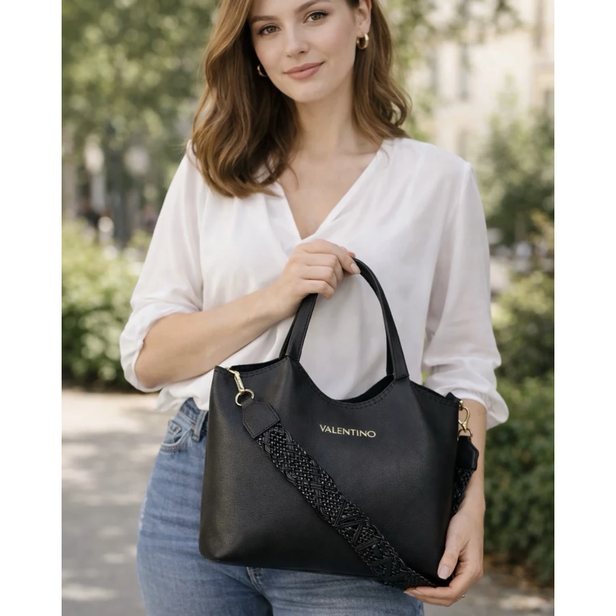 Bolso Valentino negro shopping