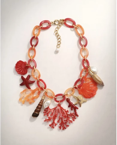 Collar Bruna naranja