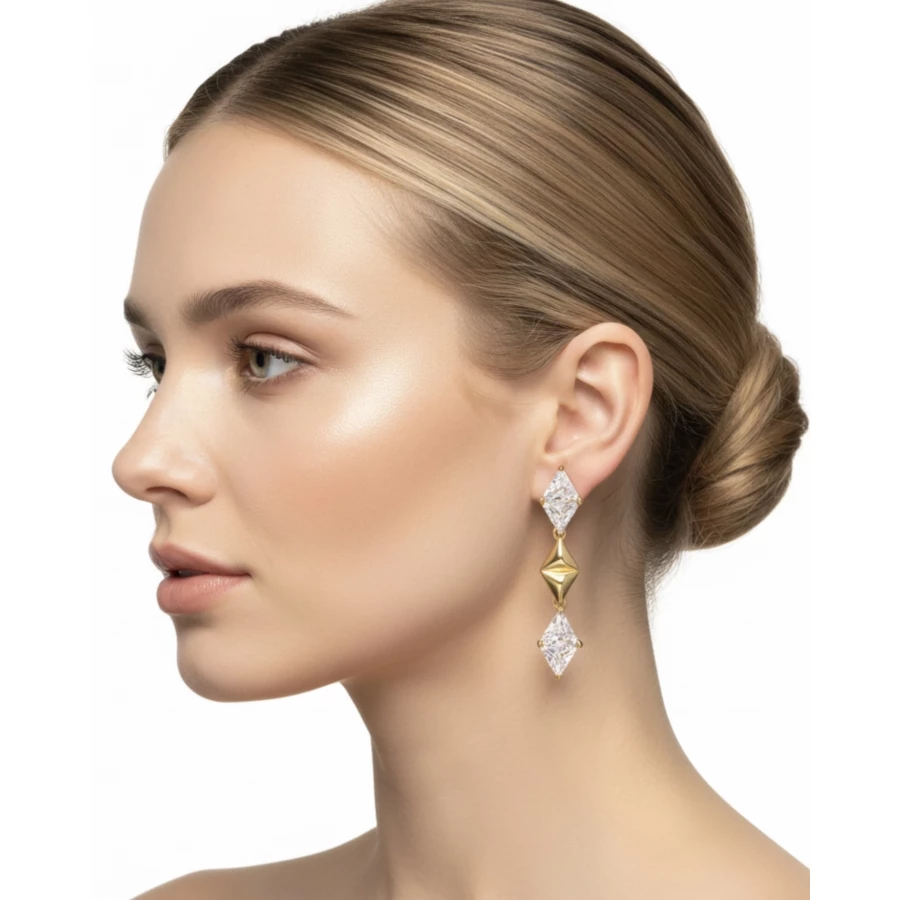 Pendientes Luzia dorados