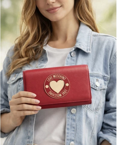 Bolso Carrie rojo by Love Moschino