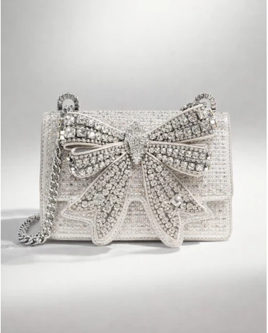 Bolso mini bag Shoreditch plata by Kurt Geiger