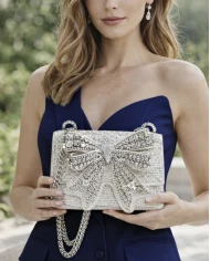 Bolso mini bag Shoreditch plata by Kurt Geiger Bolso mini bag Shoreditch plata by Kurt Geiger