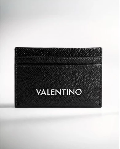 Tarjetero negro James unisex (Valentino)