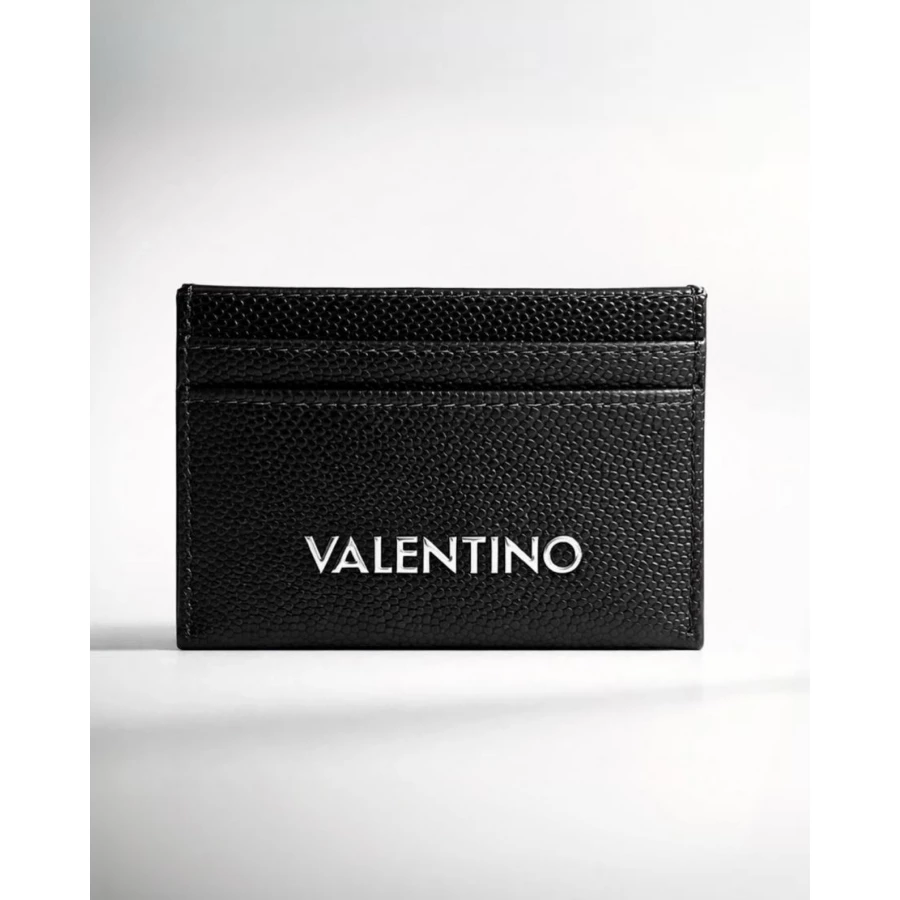 Tarjetero negro James unisex (Valentino)