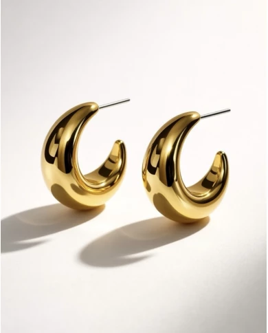 Pendientes Clara dorados