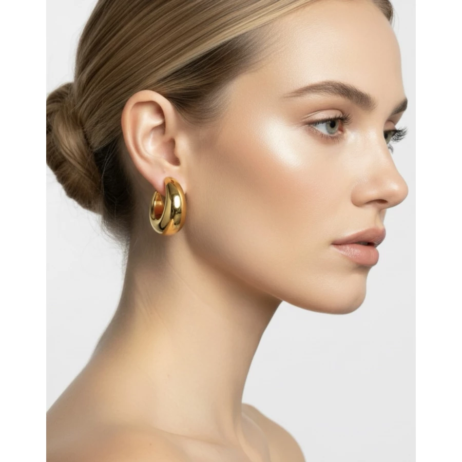 Pendientes Clara dorados