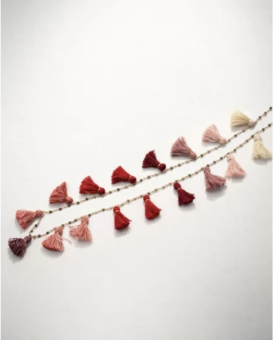 Collar Sea colores rojizos