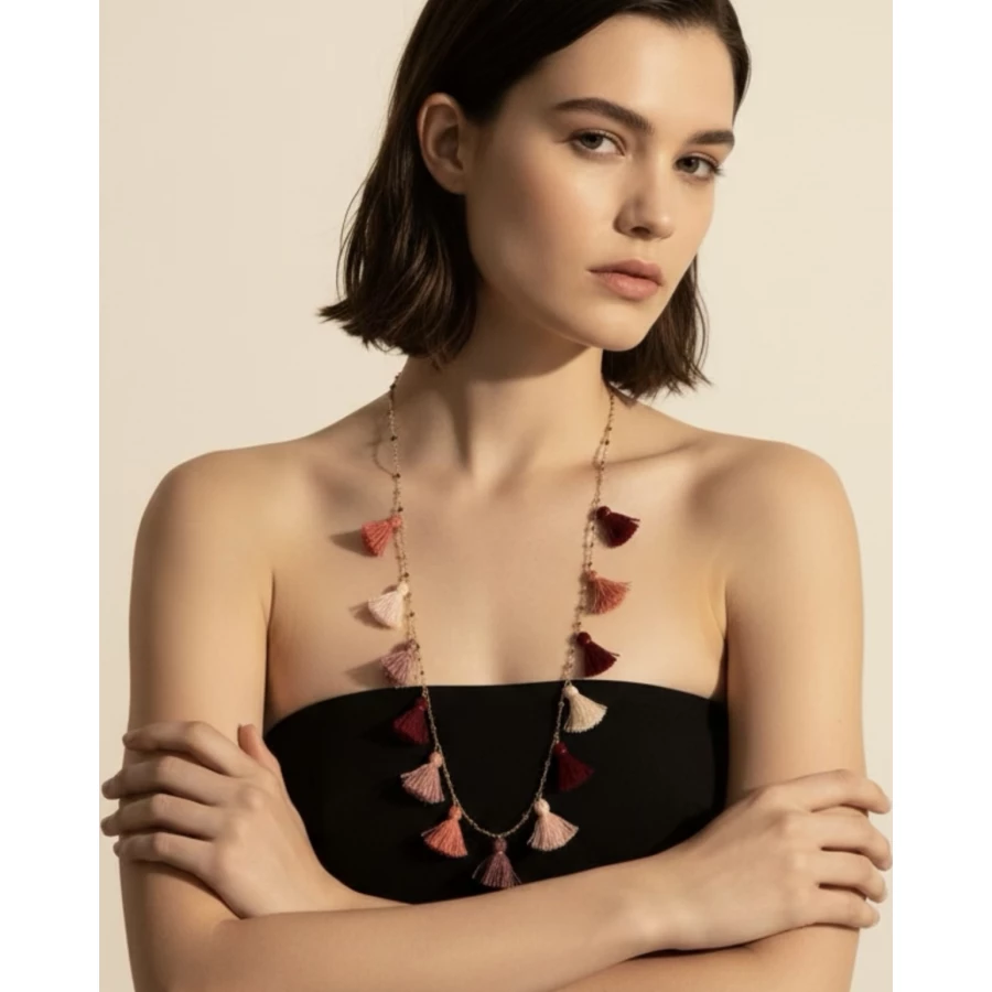 Collar Sea colores rojizos