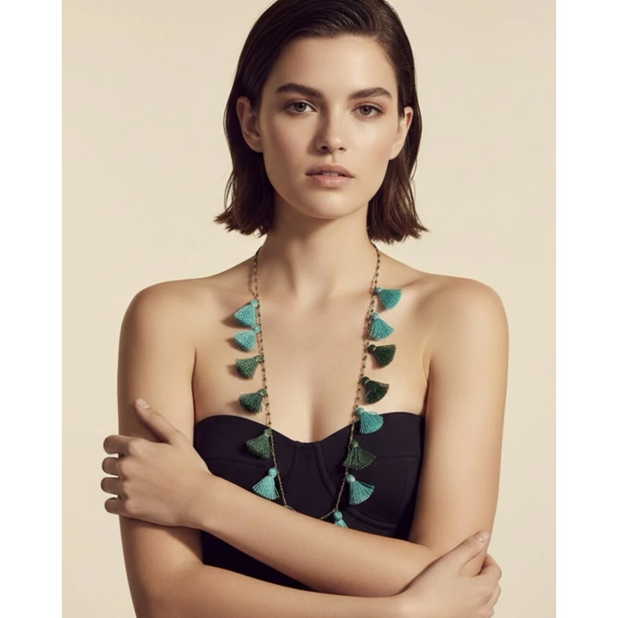 Collar Sea colores azulados