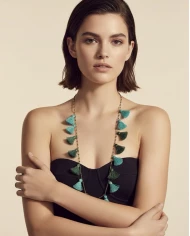 Collar Sea colores azulados