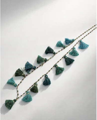 Collar Sea colores azulados