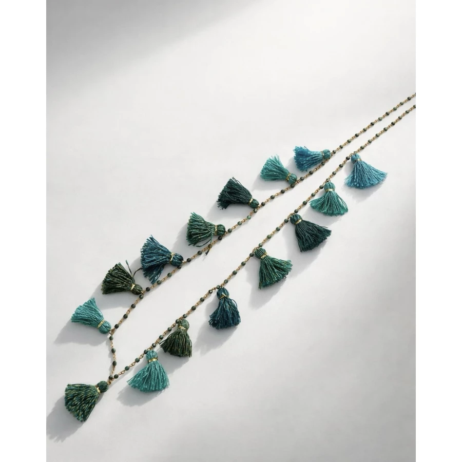 Collar Sea colores azulados