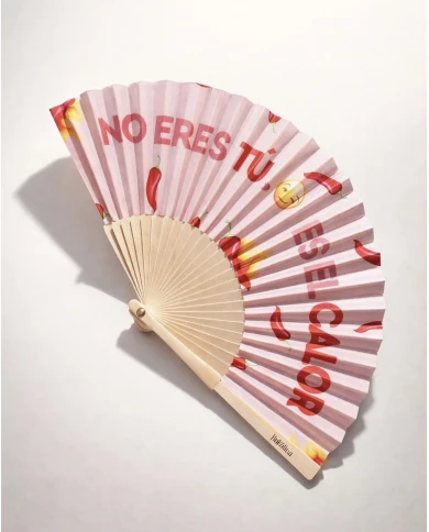 Abanico - No eres tú, es el calor