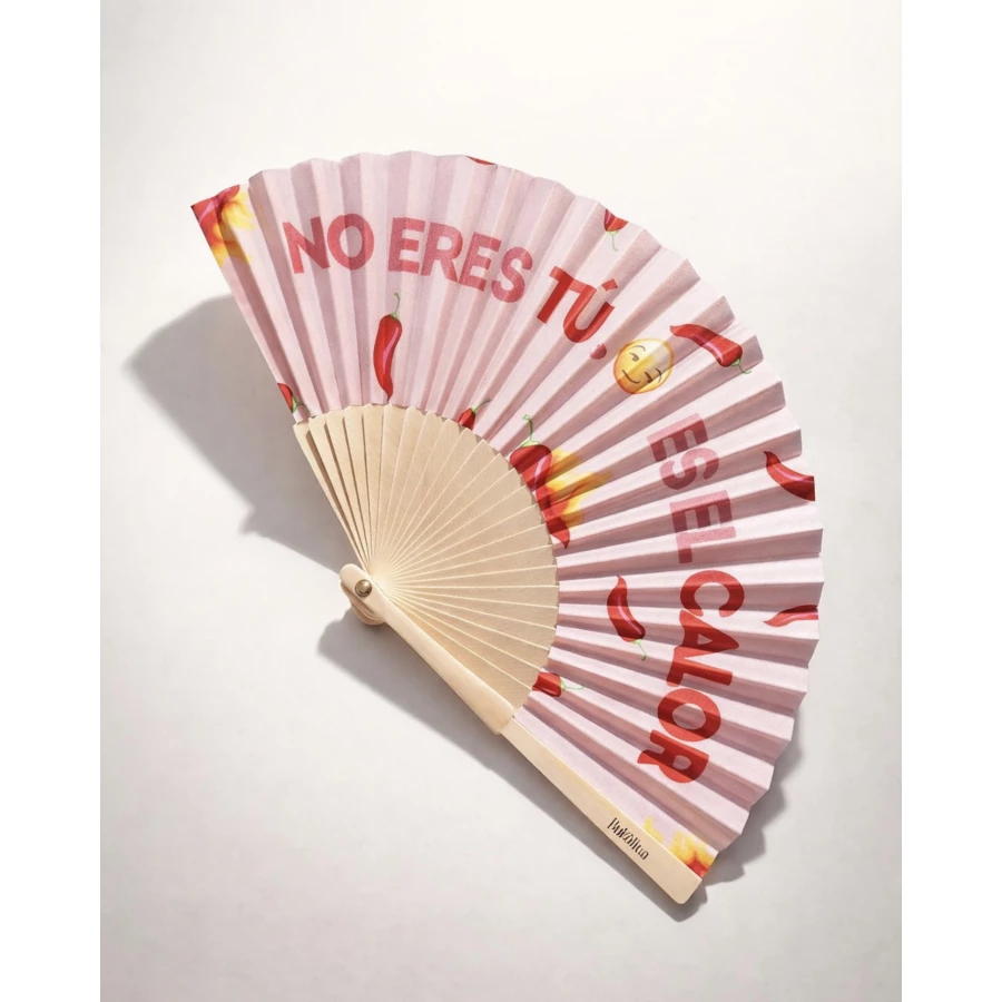 Abanico - No eres tú, es el calor