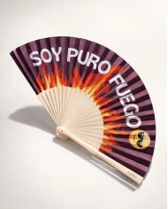 Abanico Soy puro fuego