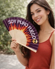 Abanico Soy puro fuego