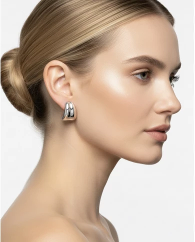 Pendientes Loy plateados Pendientes Loy plateados