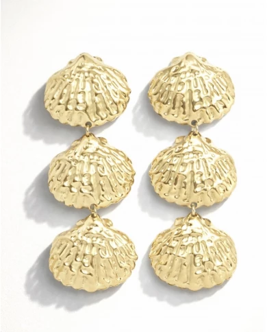 Pendientes Oceana dorados