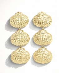 Pendientes Oceana dorados Pendientes Oceana dorados