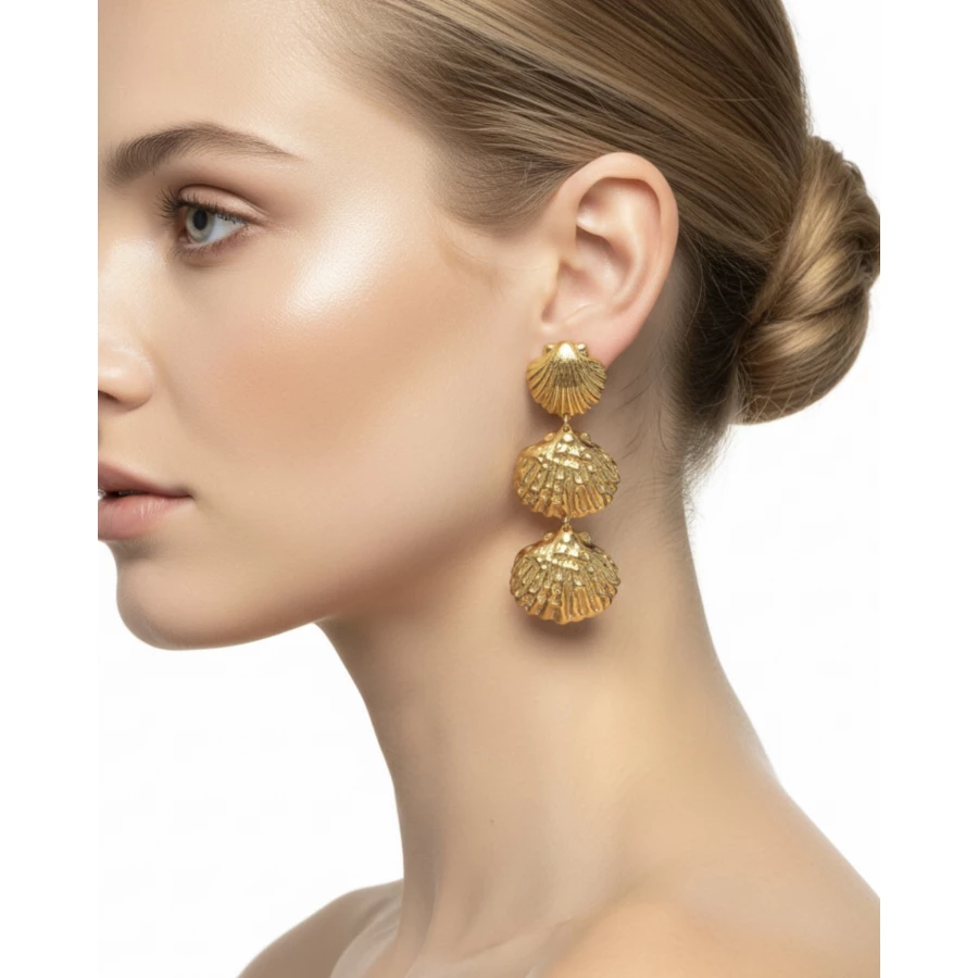 Pendientes Oceana dorados Pendientes Oceana dorados