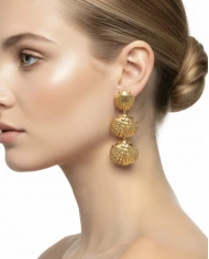 Pendientes Oceana dorados Pendientes Oceana dorados