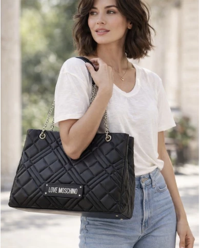 Bolso Talía negro (Love Moschino)