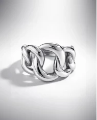 Anillo plata Gold Haf