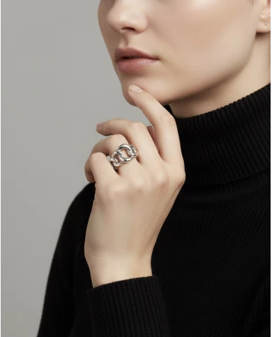 Anillo acero Lima Sanza