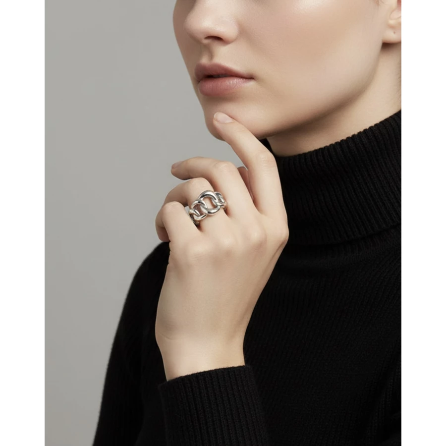 Anillo acero Lima Sanza