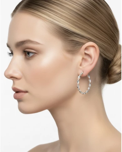 Pendiente Plata Trace Pendiente Plata Trace