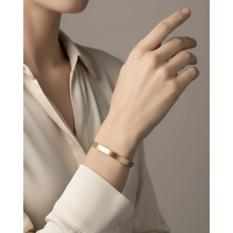 Pulsera acero dorada Sown