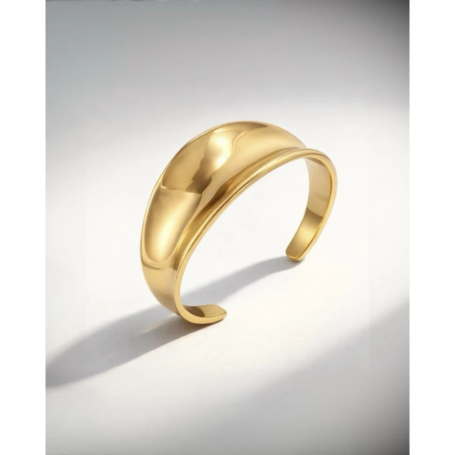 Pulsera acero dorada Luminis