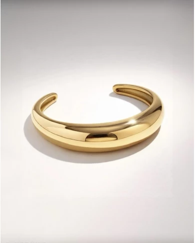 Pulsera acero dorada Solara