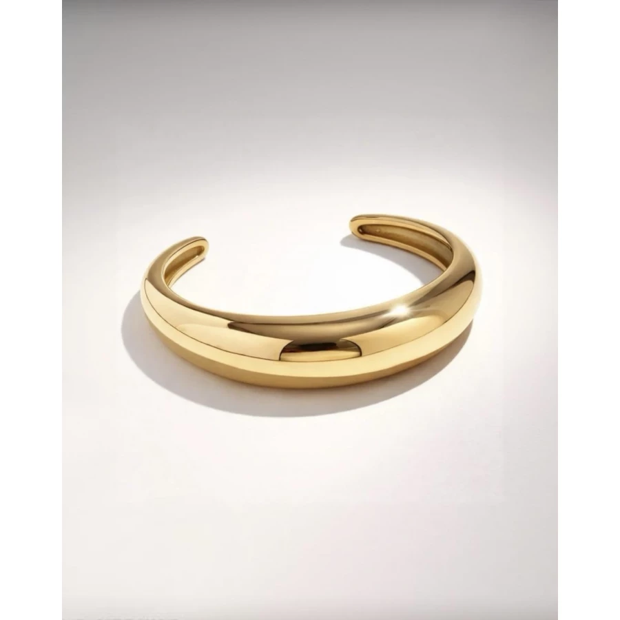 Pulsera acero dorada Solara