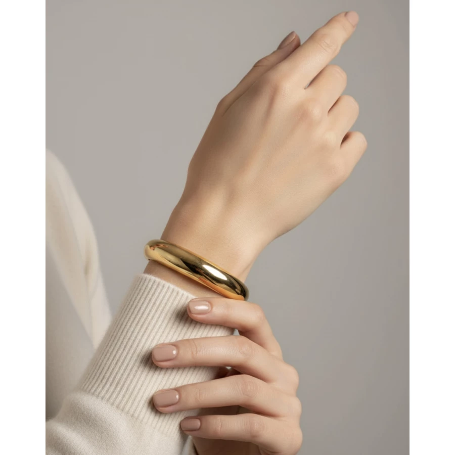 Pulsera acero dorada Solara