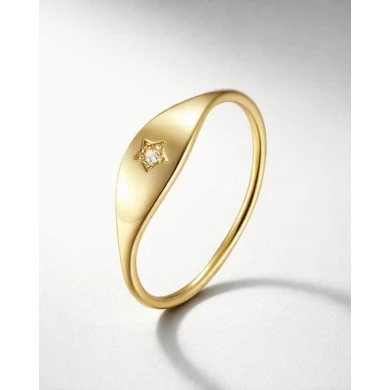 Anillo plata Gold Haf Anillo plata Gold Haf