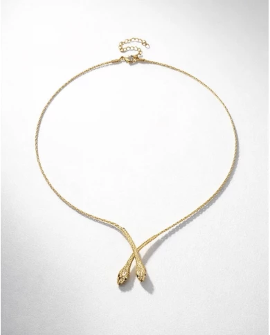 Collar acero dorado Sicilia