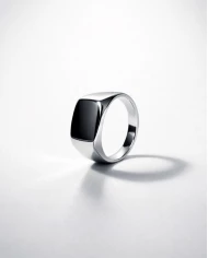 Anillo acero plateado Calavera chico