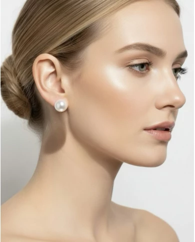 Pendiente Plata con Perlas Hera Pendiente Plata con Perlas Hera