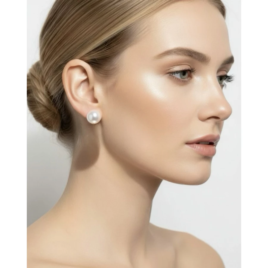 Pendiente Plata con Perlas Hera