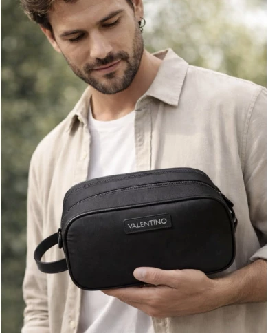 Bolsa de caballero Valentino negra