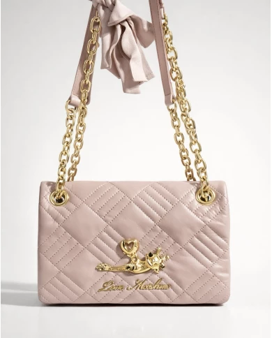 Bolso Love Moschino Rosa Empolvado