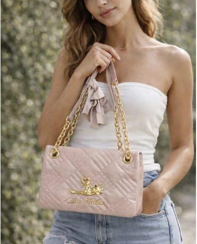 Bolso Love Moschino Rosa Empolvado