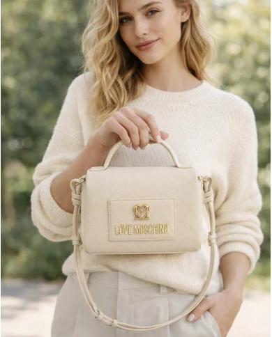 Bolso Love Moschino blanco