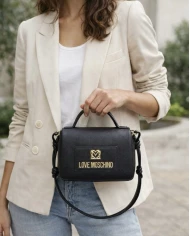 Bolso Love Moschino Desi Negro