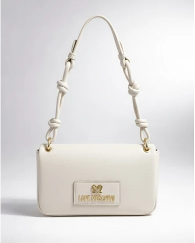 Bolso Love Moschino Midi Marfil