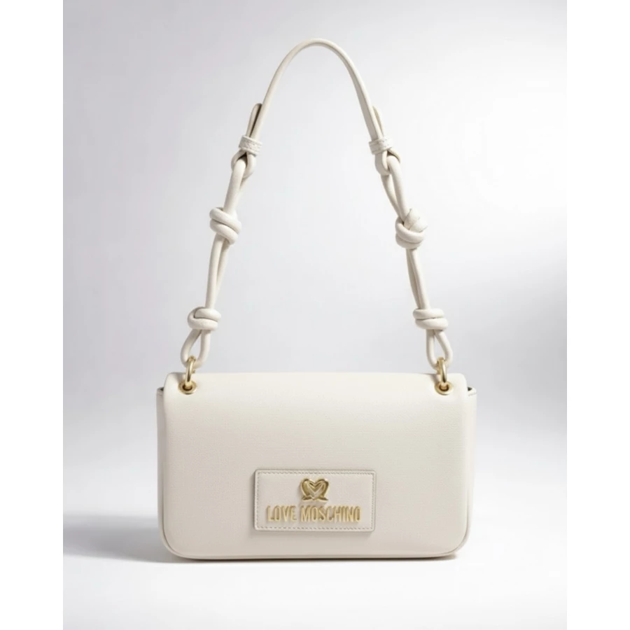 Bolso Love Moschino Midi Marfil