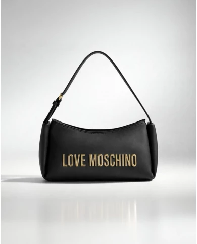 Bolso tipo baguette negro by Love Moschino