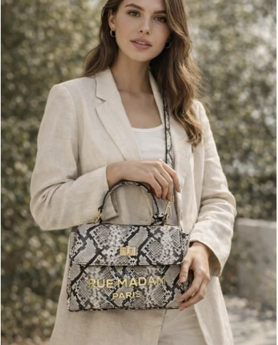 Bolso Rue Madam Les Jours XS Exotic gris