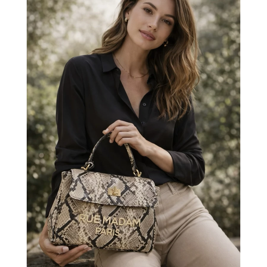 Bolso Rue Madam Les Jours XS Exotic beige